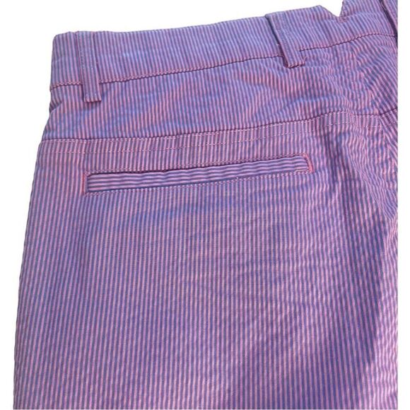 Dunning Golf Everbest Pinstripe Seersucker Flat Front Golf Shorts - Picture 11 of 11